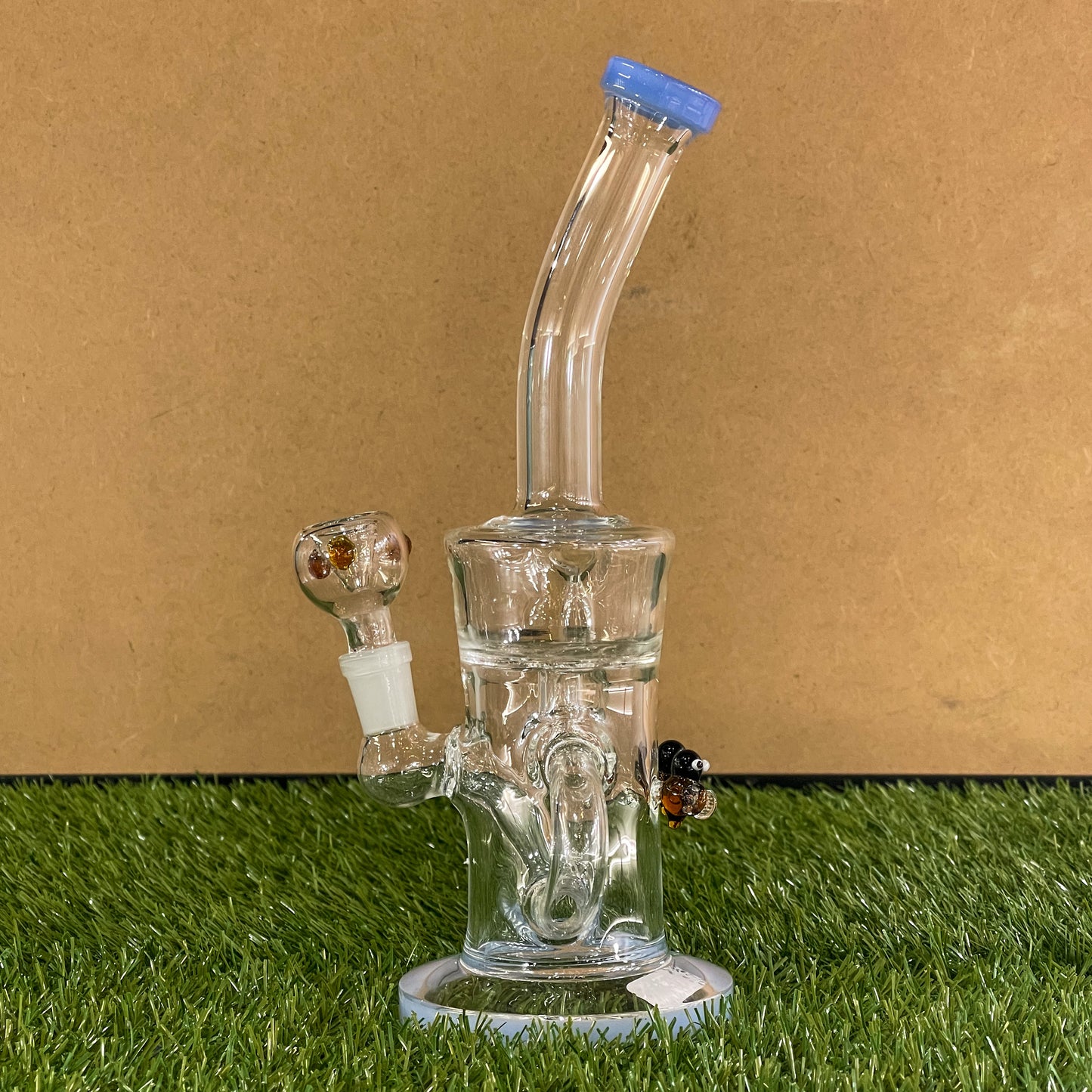 Bumble Bee Recycler | Milk Blue