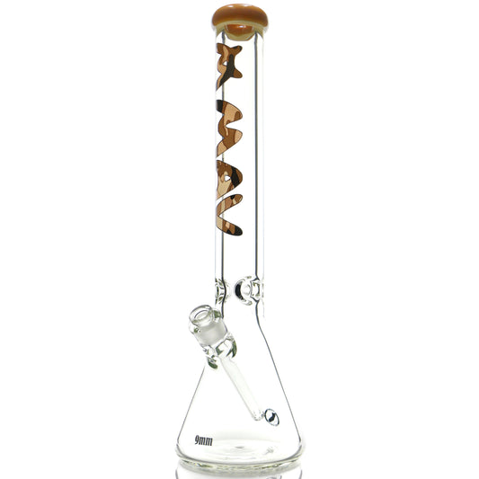 18" 9MM Desert Camo Logo Beaker