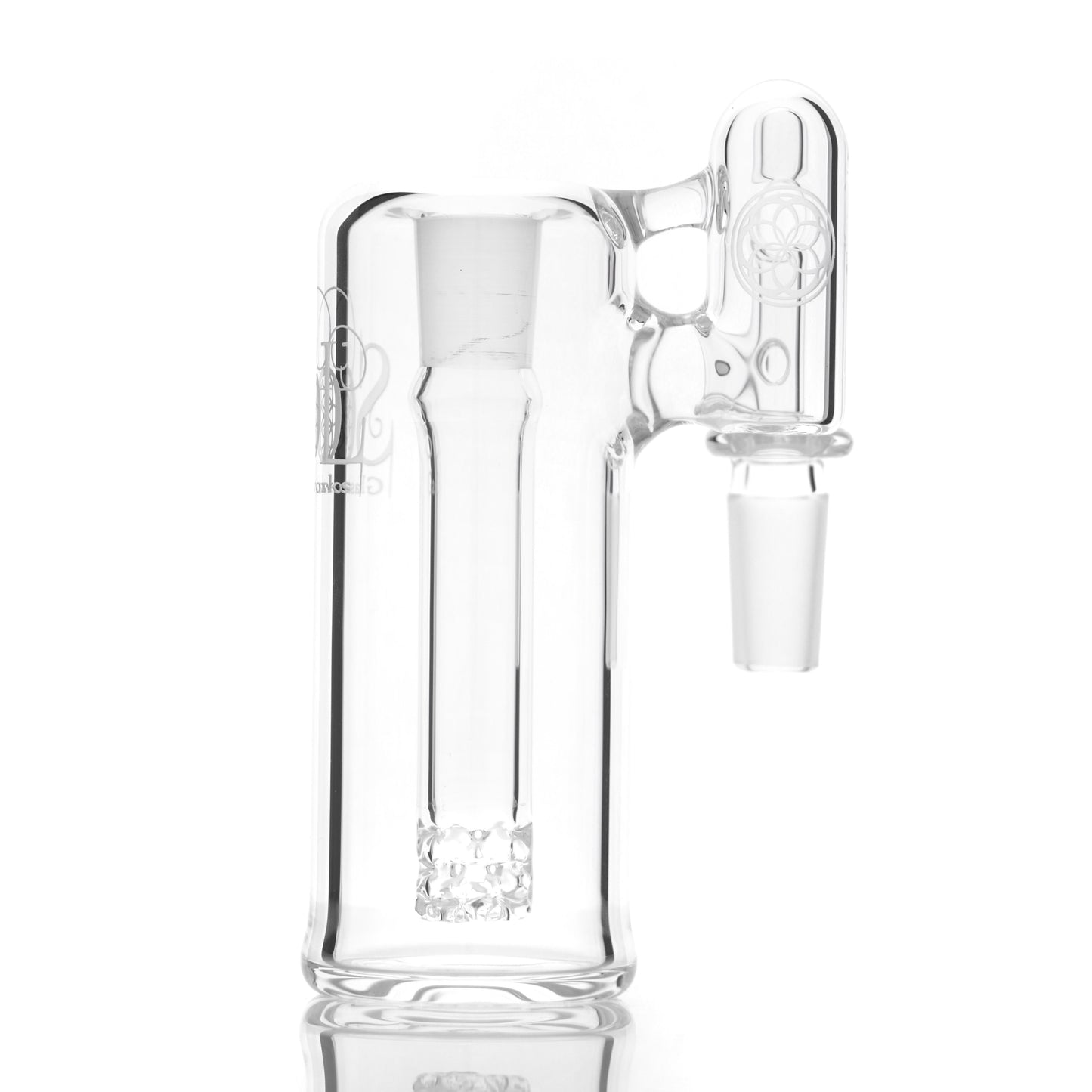 Clear Ashcatcher w/ Lace Perc (14mm)