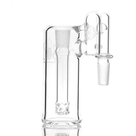 Clear Ashcatcher w/ Lace Perc (14mm)