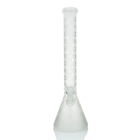 18” LV Print Beaker | Frosted