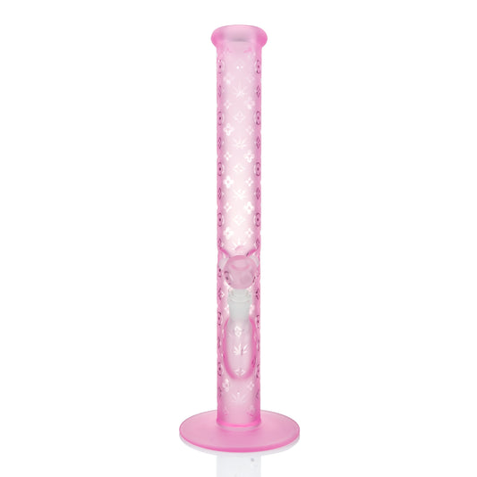 18” LV Print Straight Tube | Pink