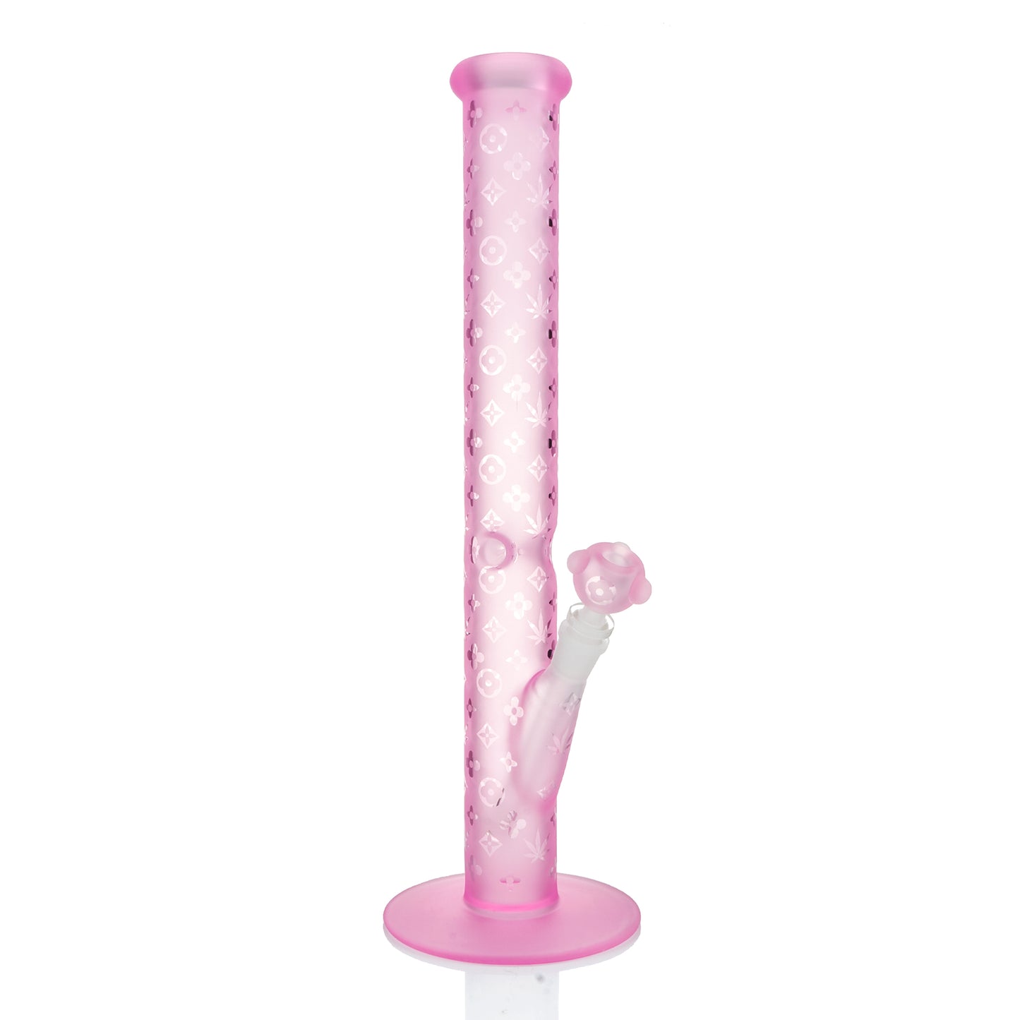 18” LV Print Straight Tube | Pink