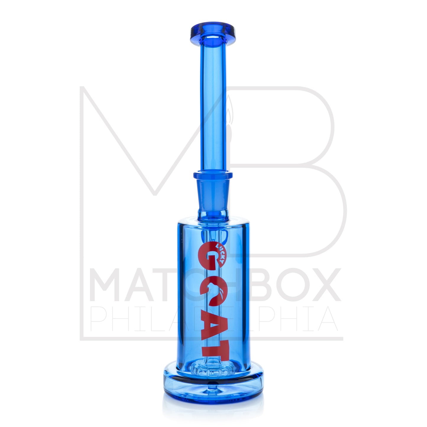 Standing Ribbon Showerhead Bubbler | Blue