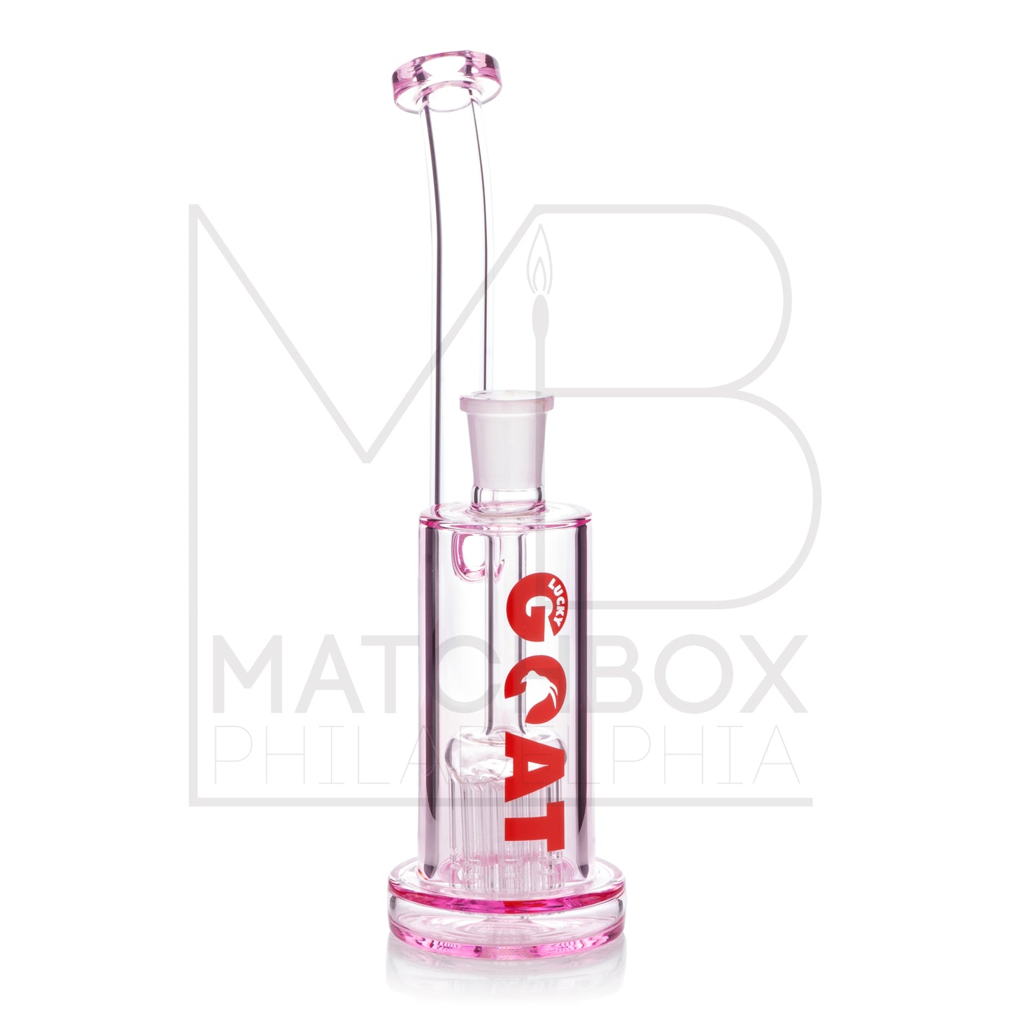 Standing 8-Arm Bubbler | Pink