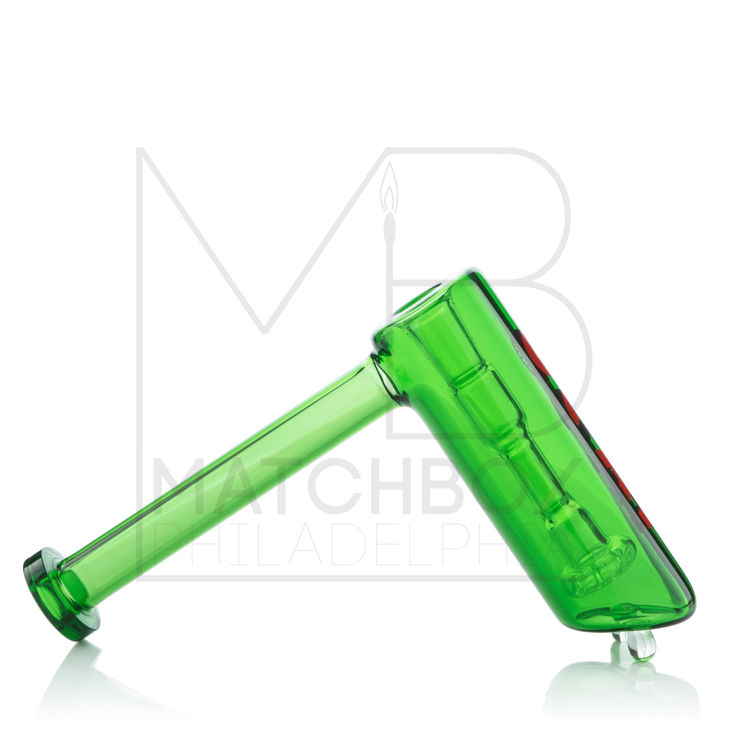 Hammer Showerhead Bubbler | Green