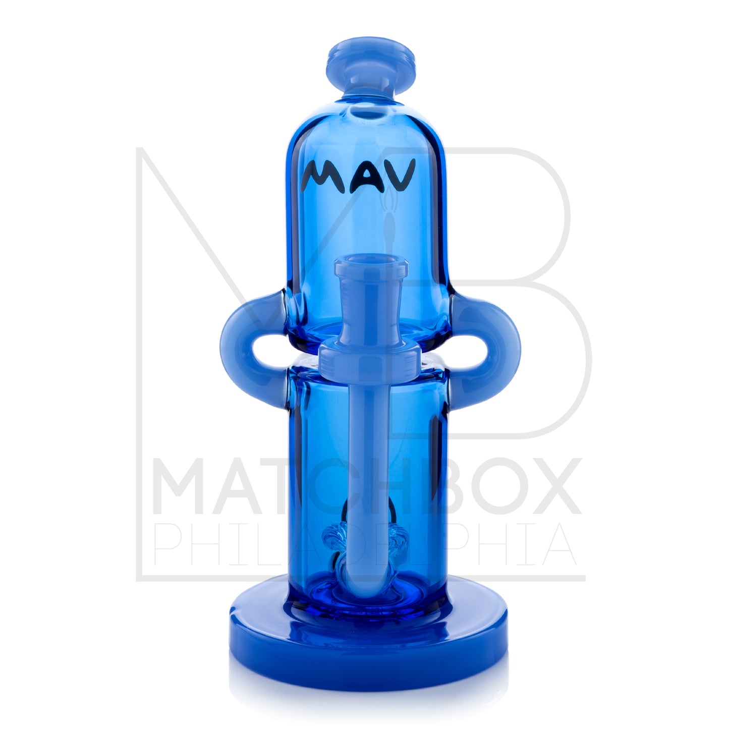 2-Tone Pillbox Recycler | Blue