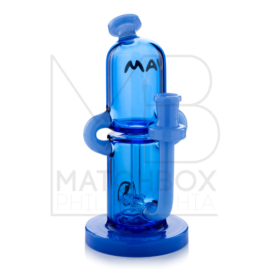 2-Tone Pillbox Recycler | Blue