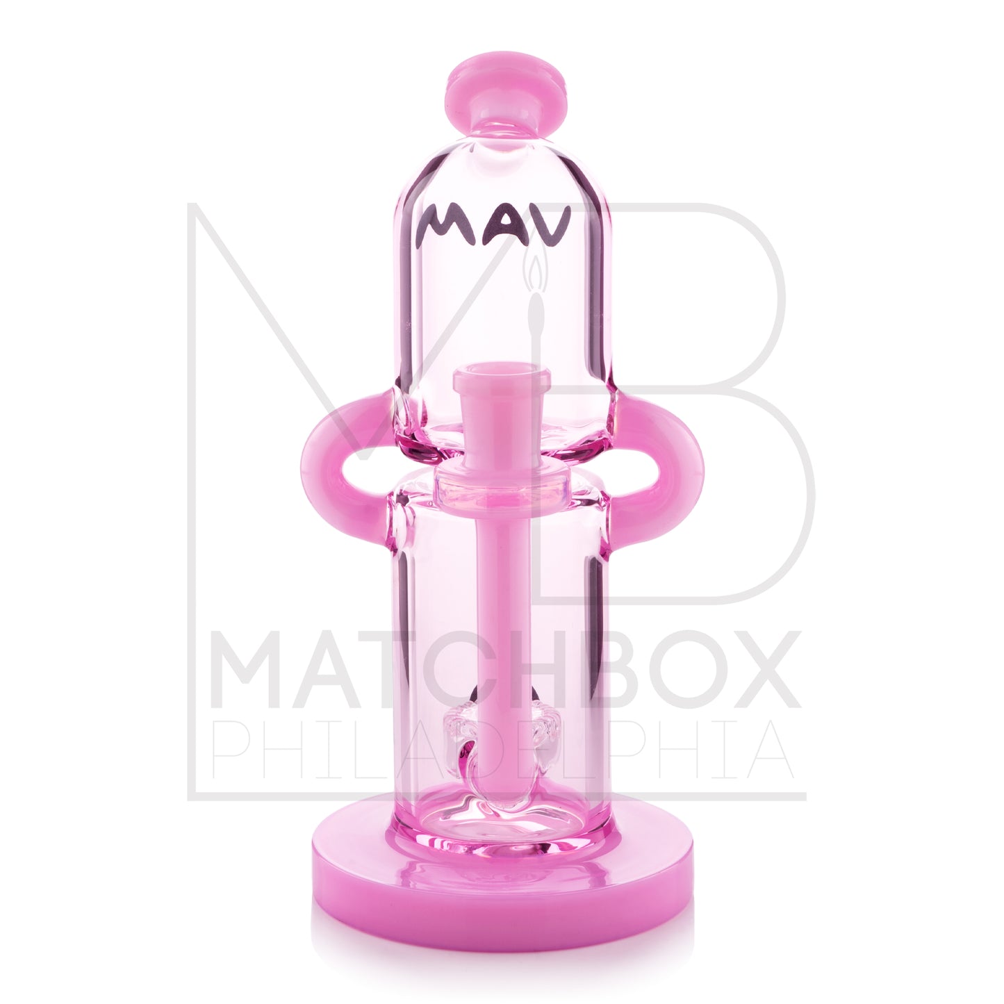 2-Tone Pillbox Recycler | Pink