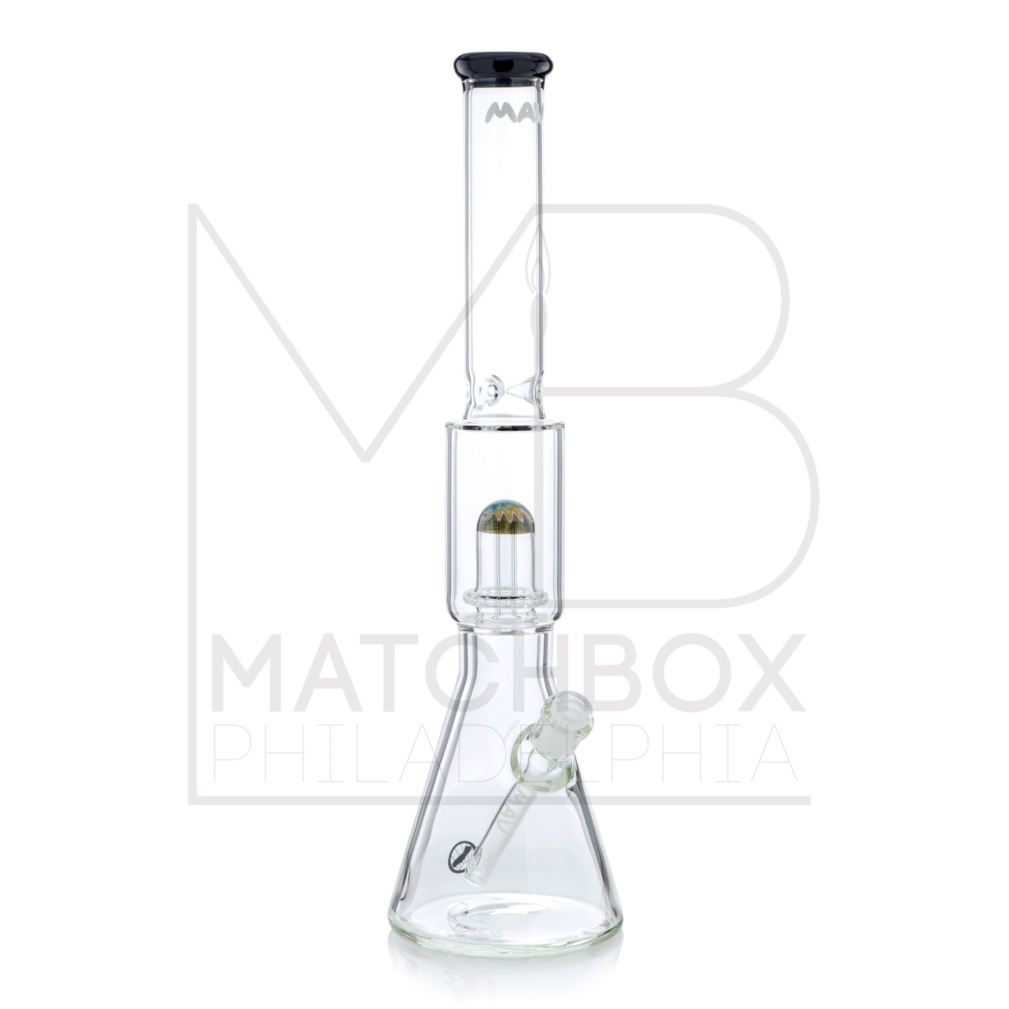 18" UFO Color Lip Beaker | Black