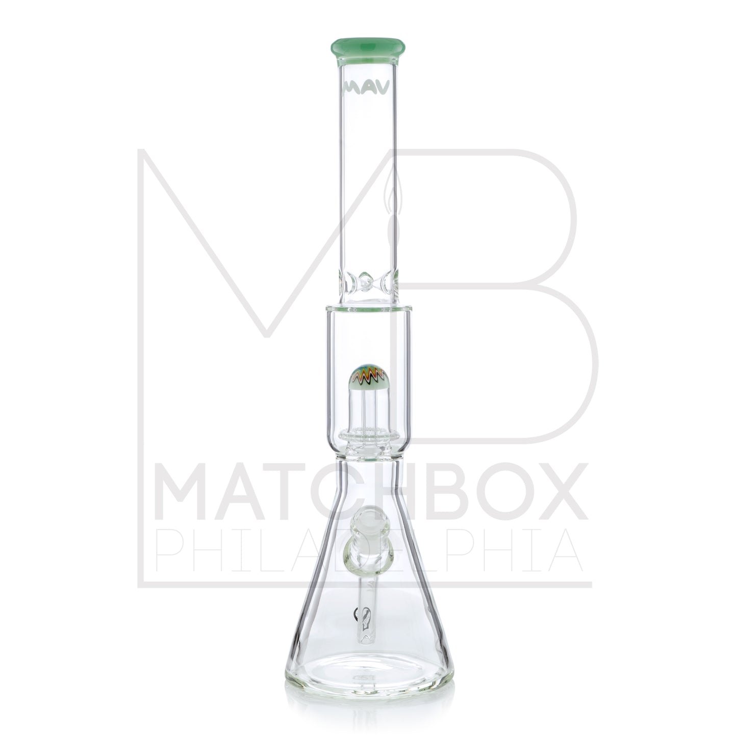 18" UFO Color Lip Beaker | Seafoam