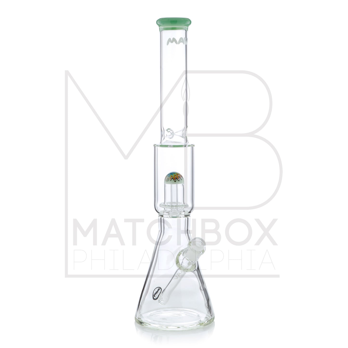 18" UFO Color Lip Beaker | Seafoam