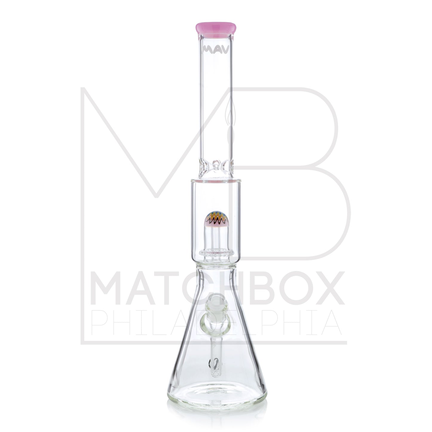 18" UFO Color Lip Beaker | Pink