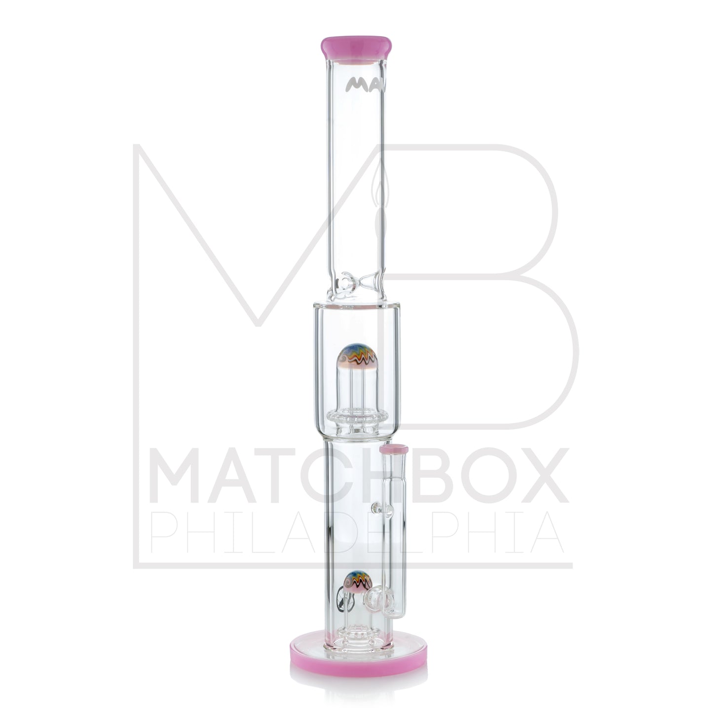 18" Double UFO Tube | Pink