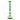 18" White/Green Manhattan Beaker