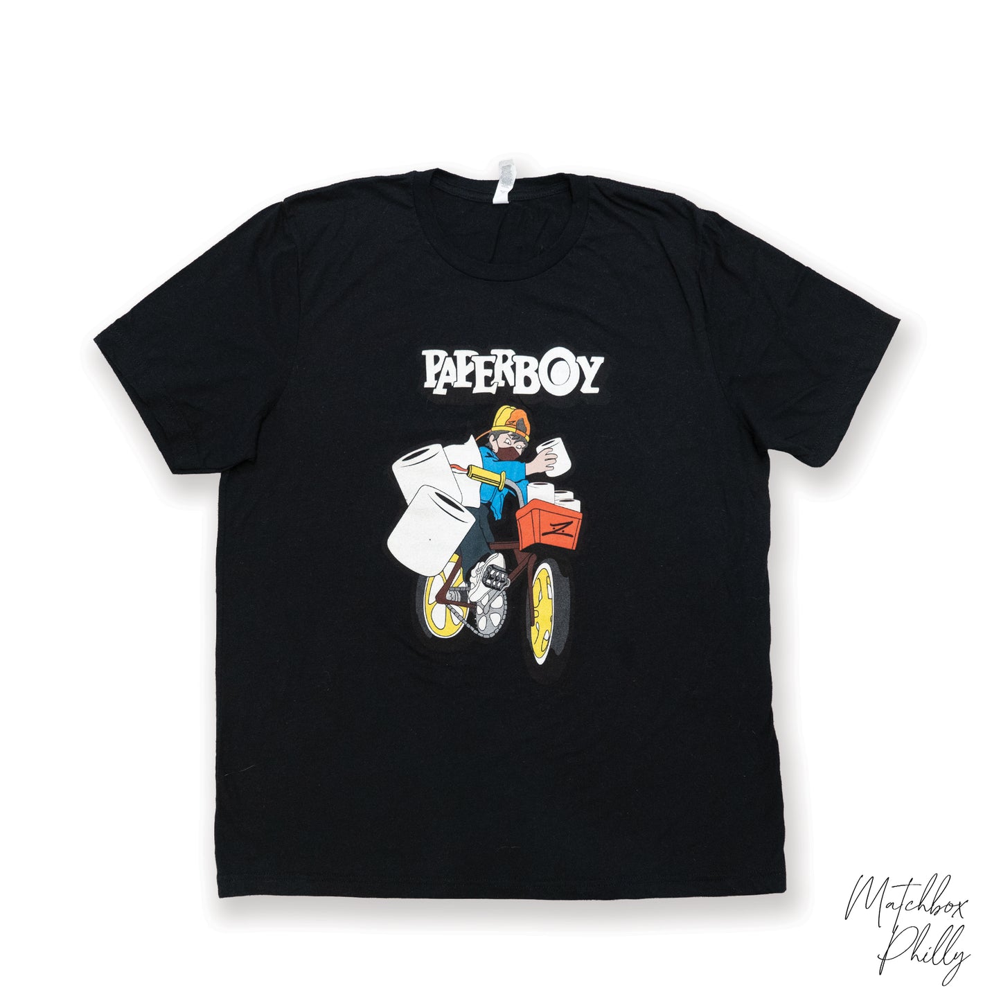 Big Z Paperboy Tee | Black