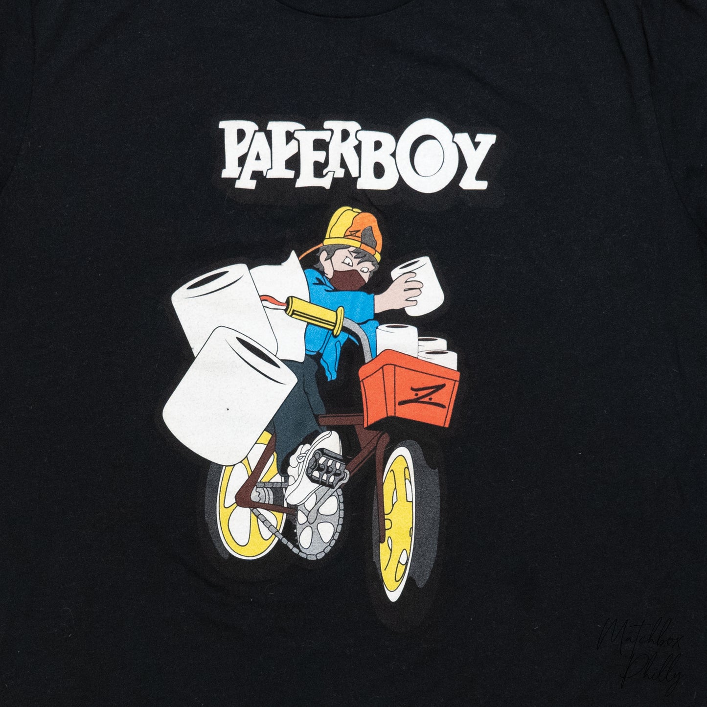 Big Z Paperboy Tee | Black