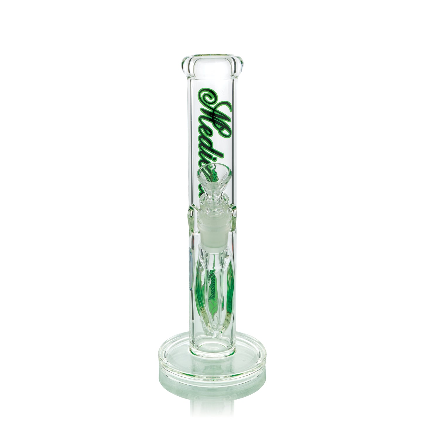 10" Mini Straight Tube | Green #2