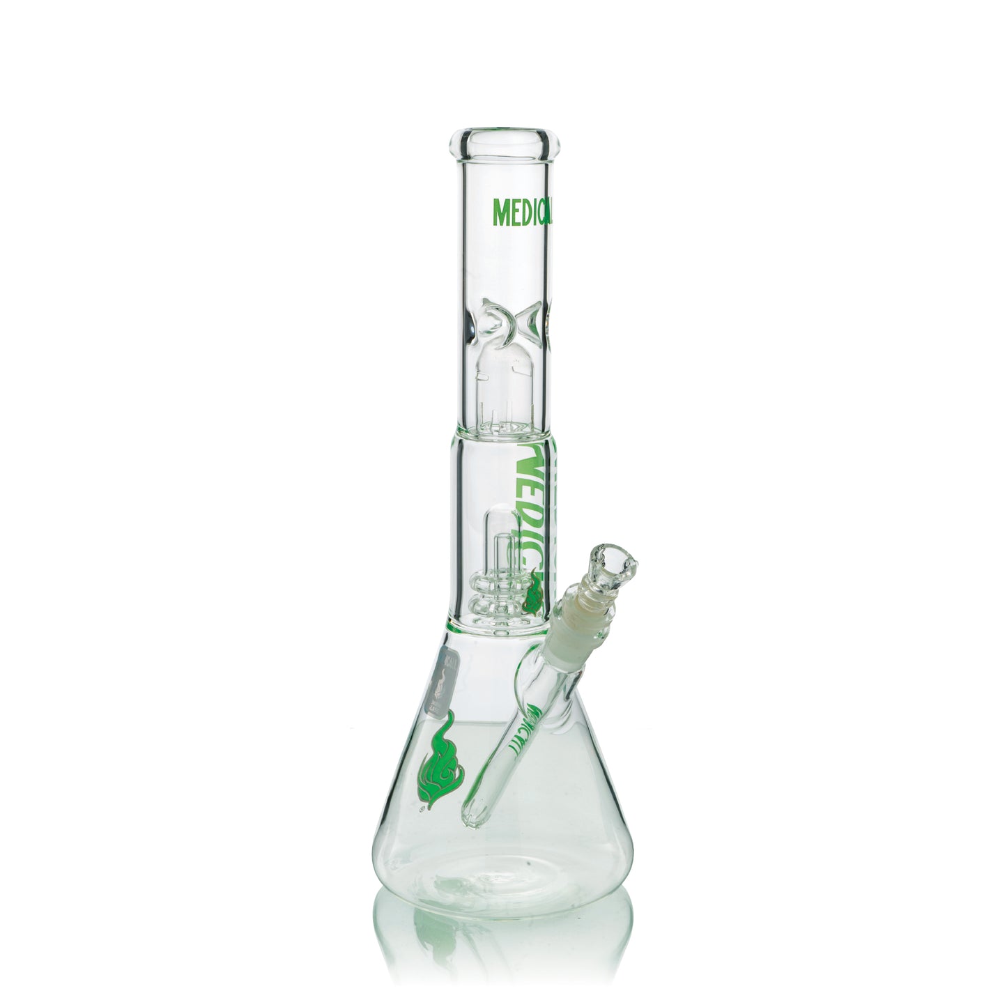 14" UFO Perc Beaker | Green