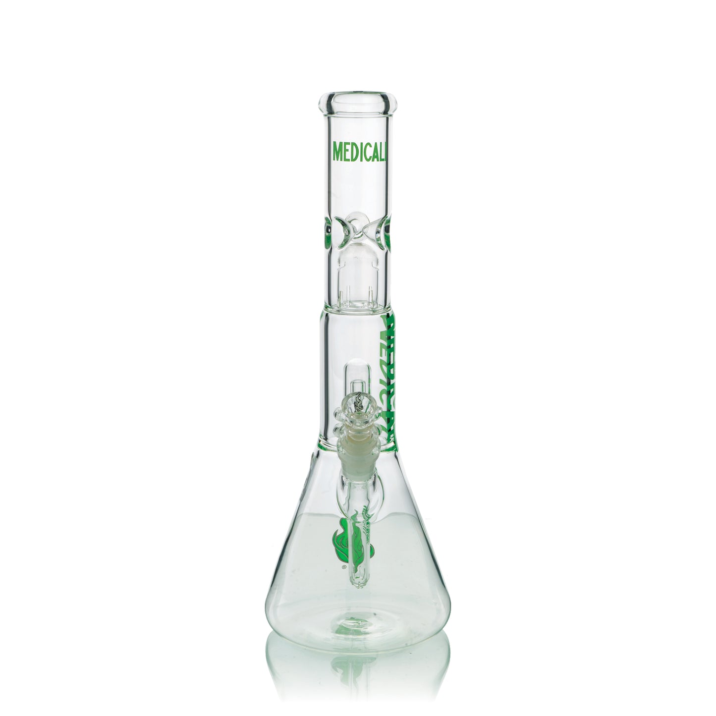 14" UFO Perc Beaker | Green