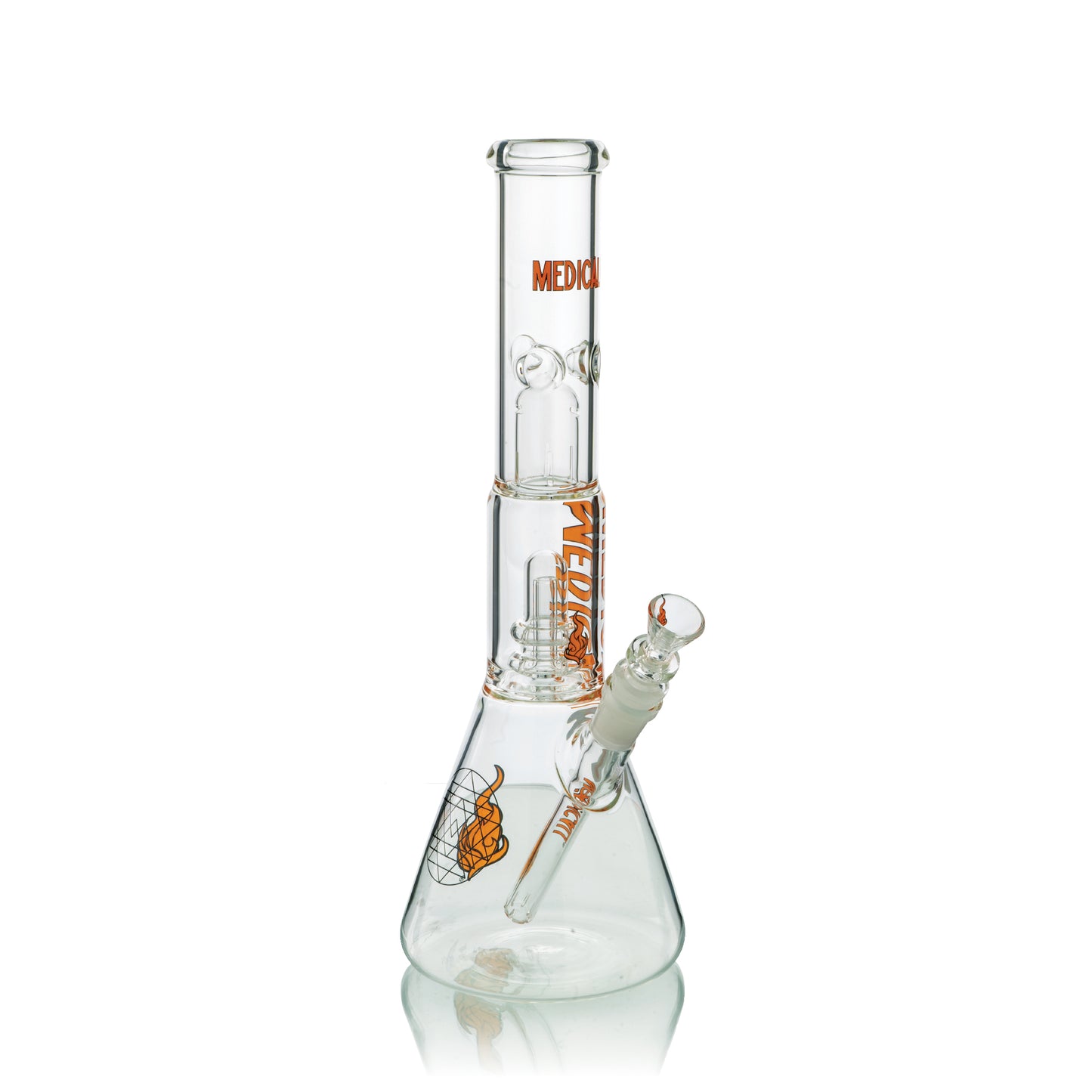 14" UFO Perc Beaker | Orange