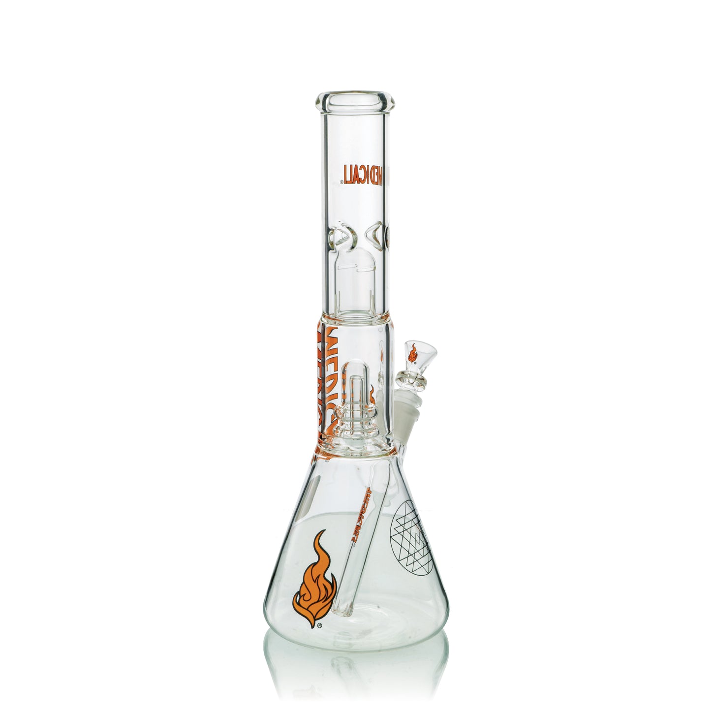 14" UFO Perc Beaker | Orange