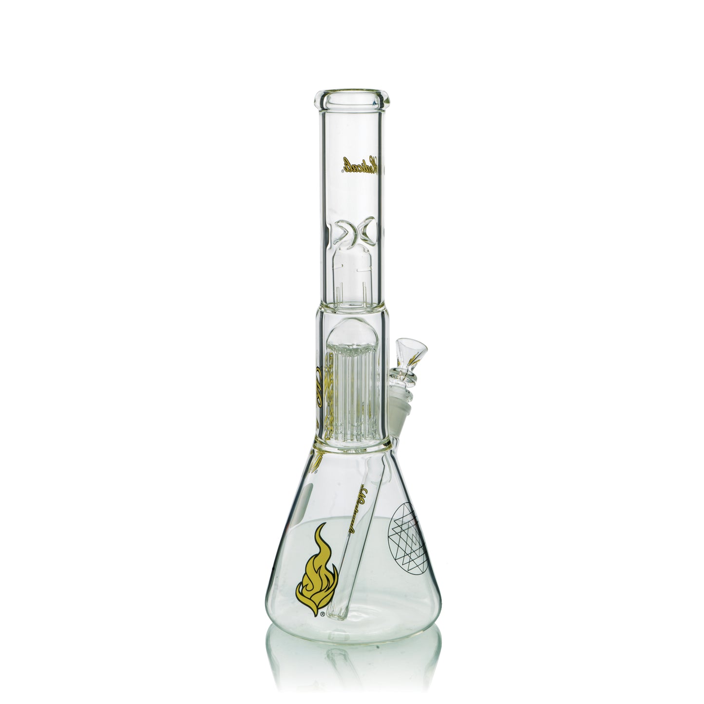 14" Tree Perc Beaker | Yellow