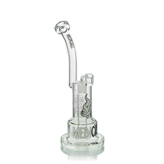 12" Bell Bubbler | White