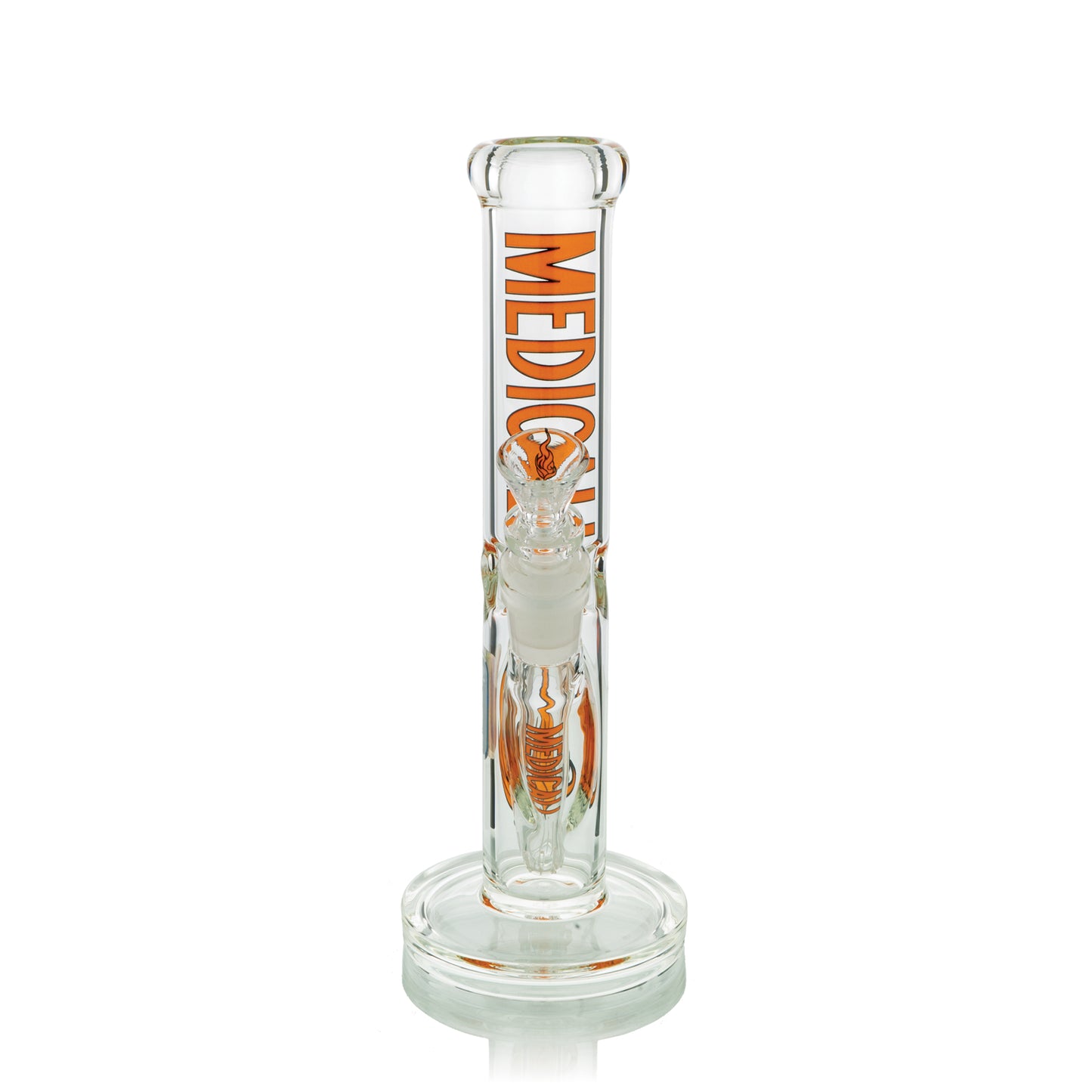 10" Mini Straight Tube | Orange