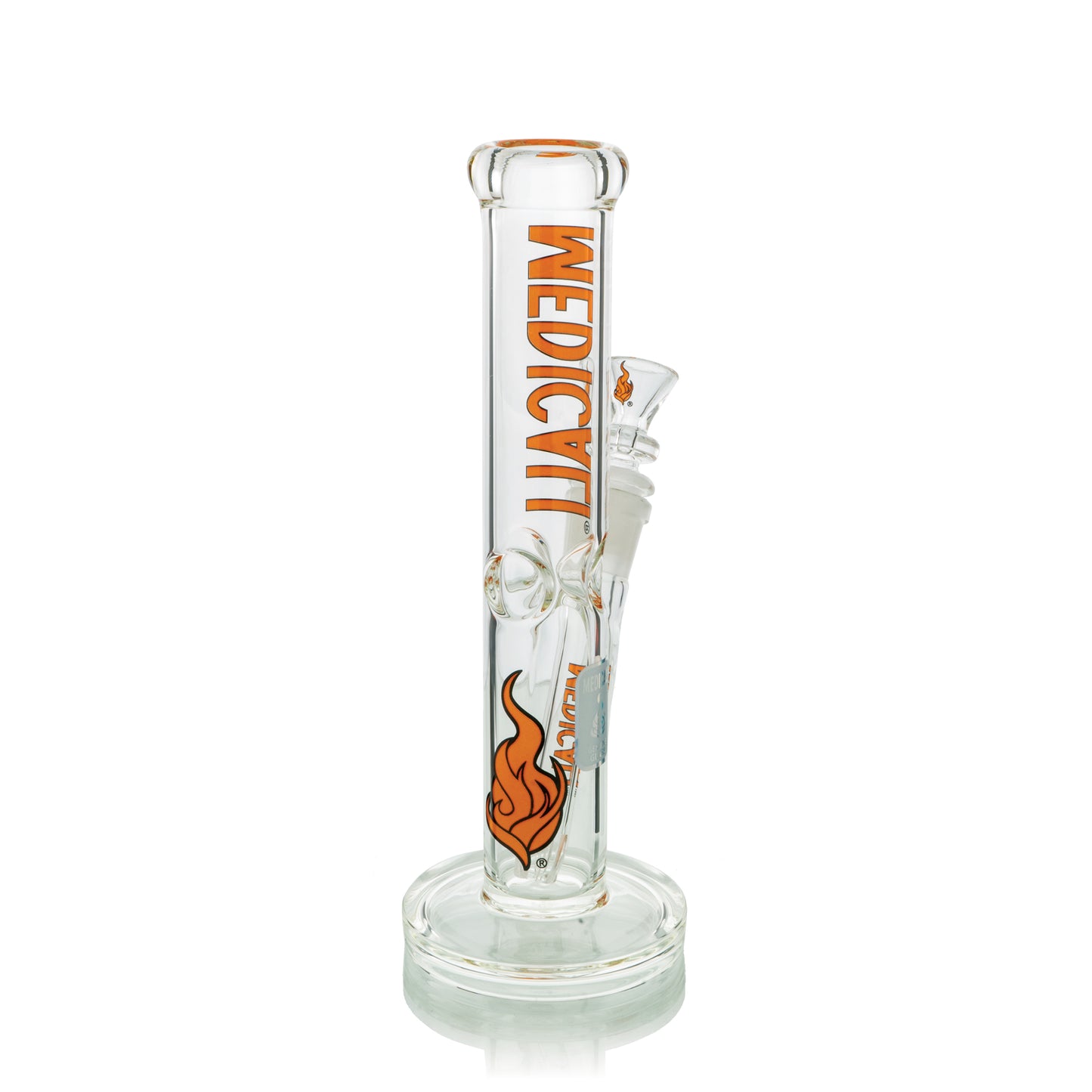 10" Mini Straight Tube | Orange