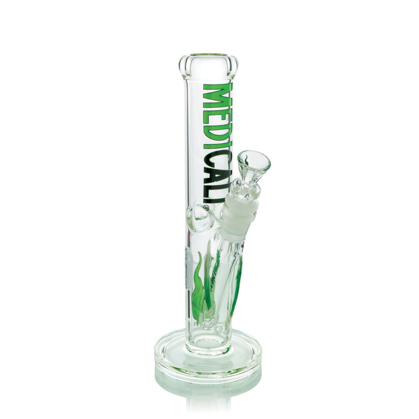 10" Mini Straight Tube | Green