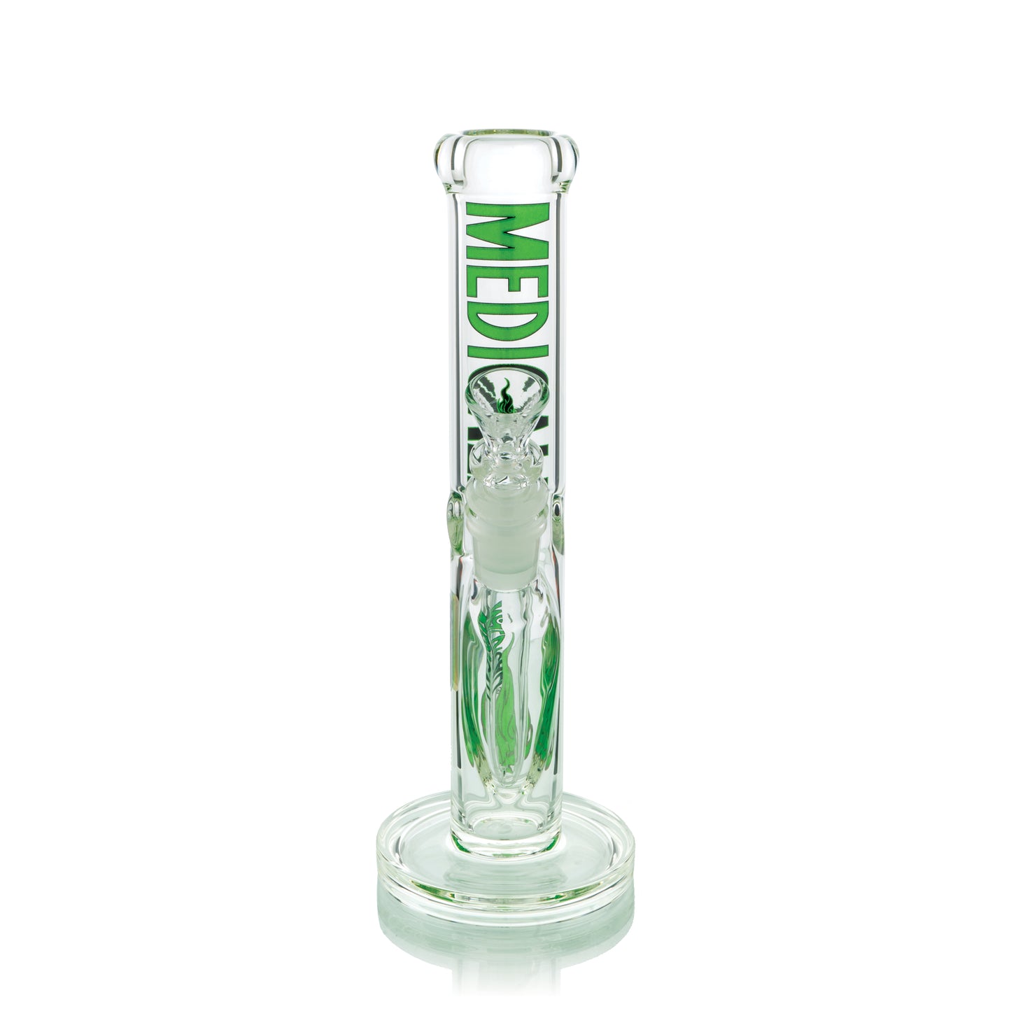 10" Mini Straight Tube | Green