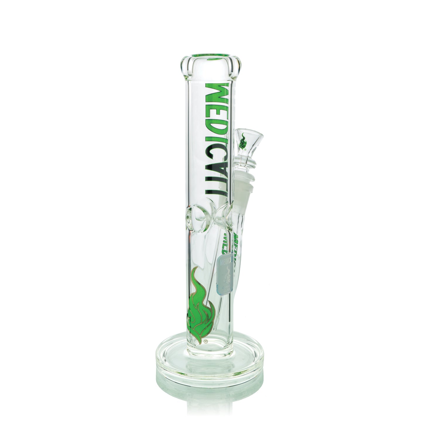 10" Mini Straight Tube | Green