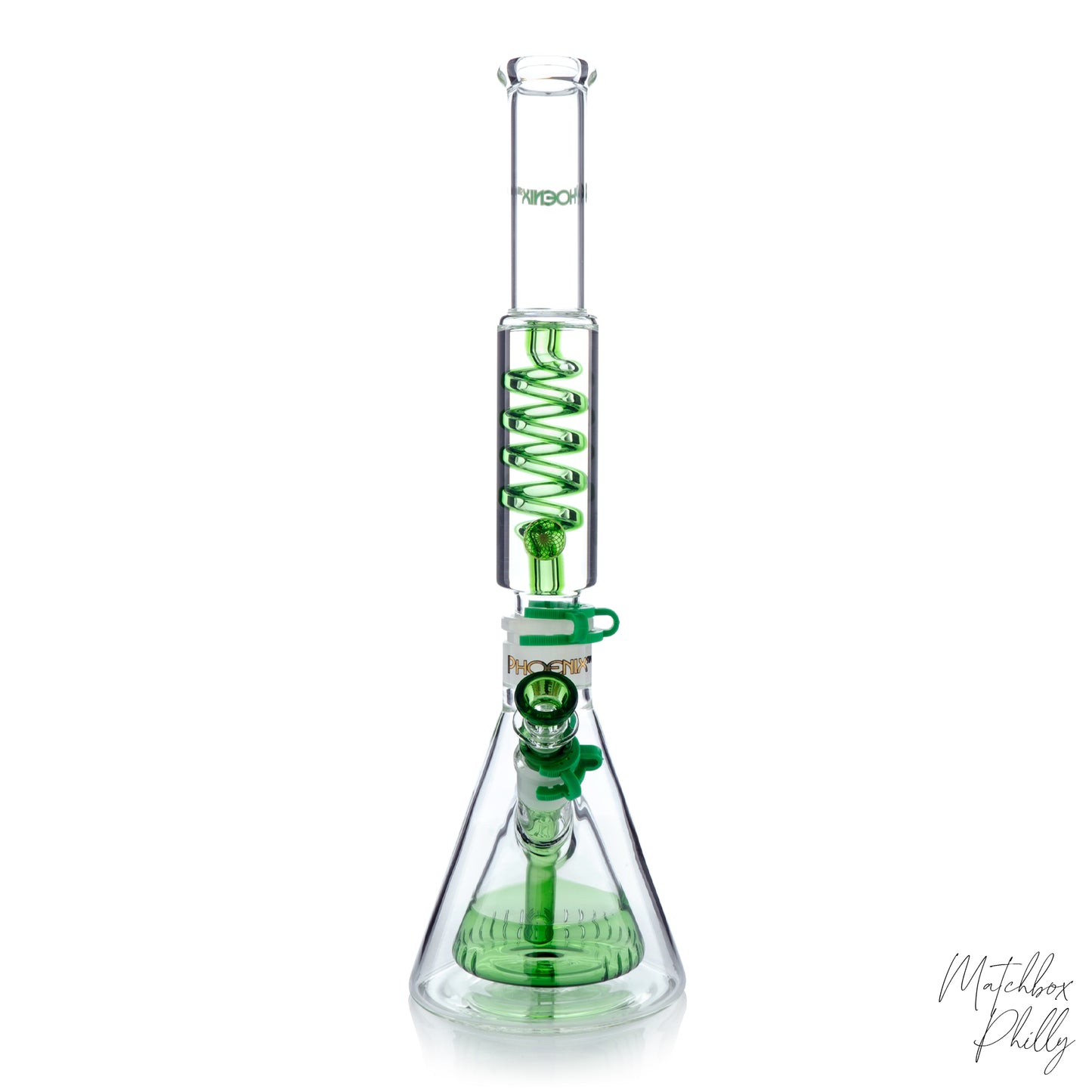 Pyramid Beaker Coil | Green