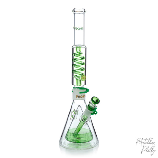 Pyramid Beaker Coil | Green