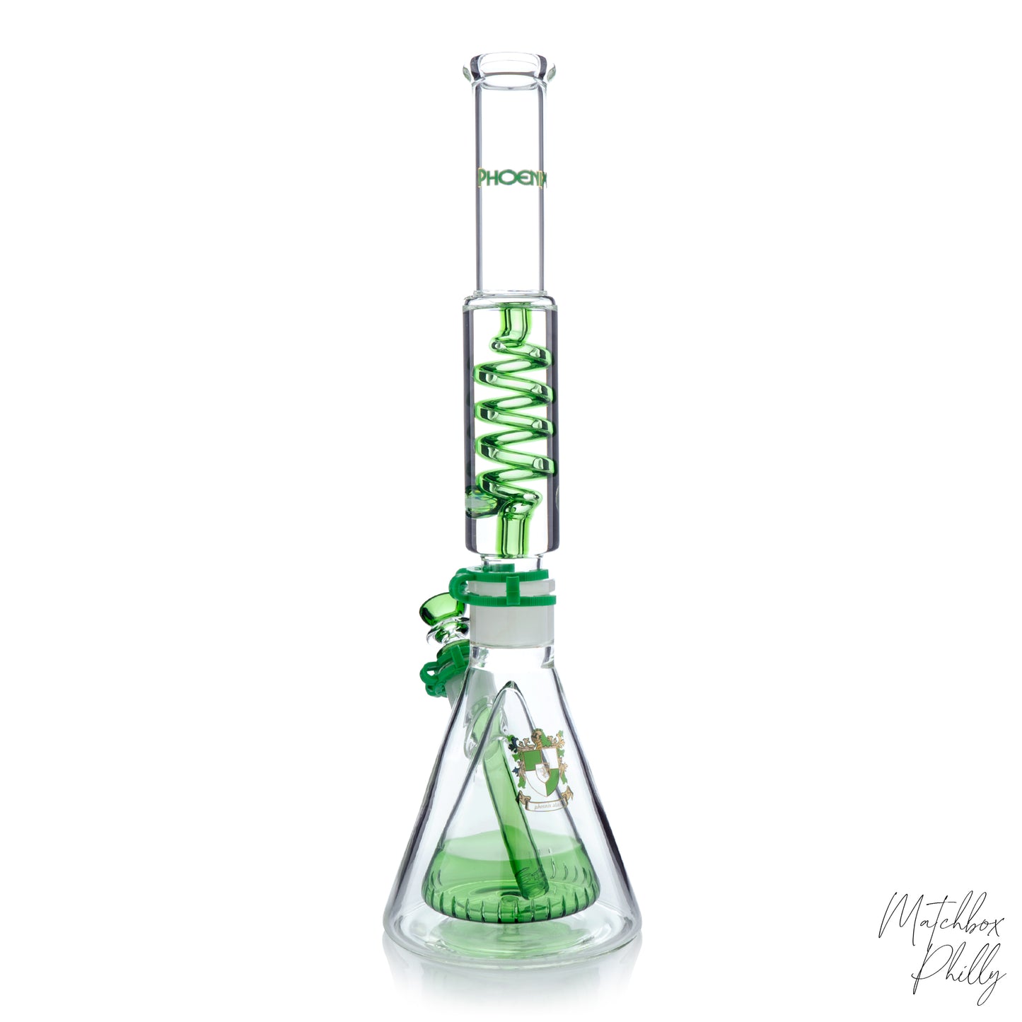 Pyramid Beaker Coil | Green