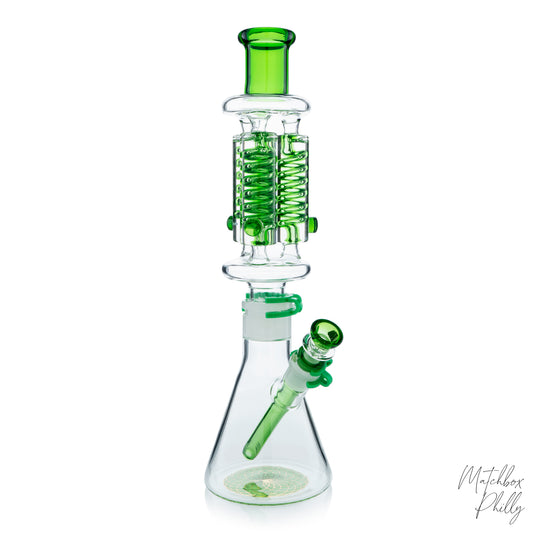 Triple Coil Beaker | Green