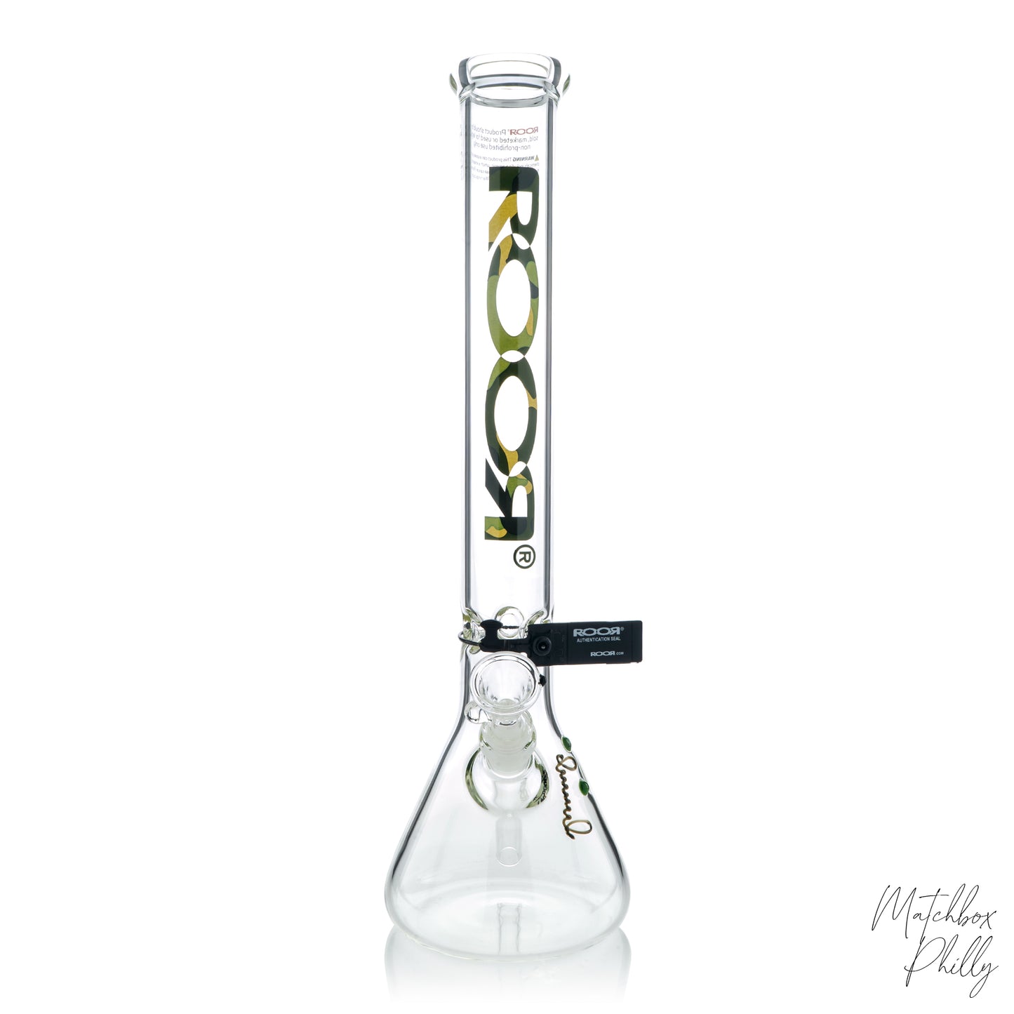 18" Camo Label Beaker