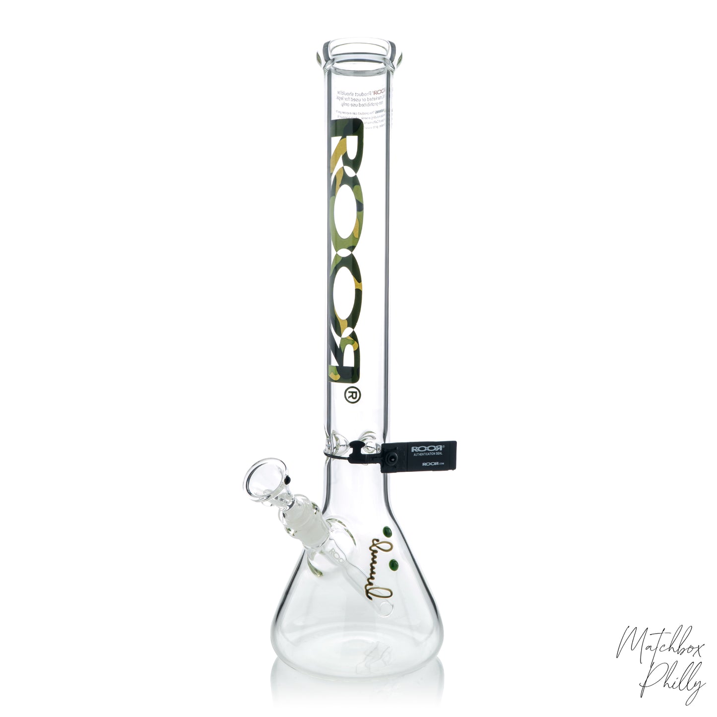 18" Camo Label Beaker