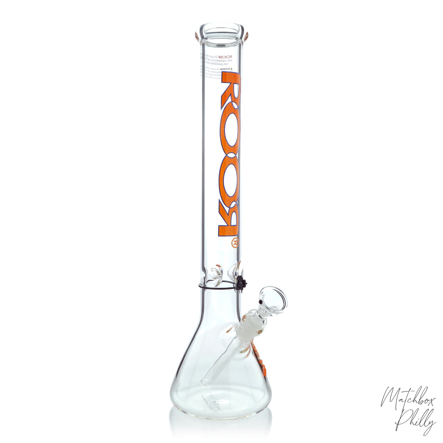 18" Orange Label Beaker