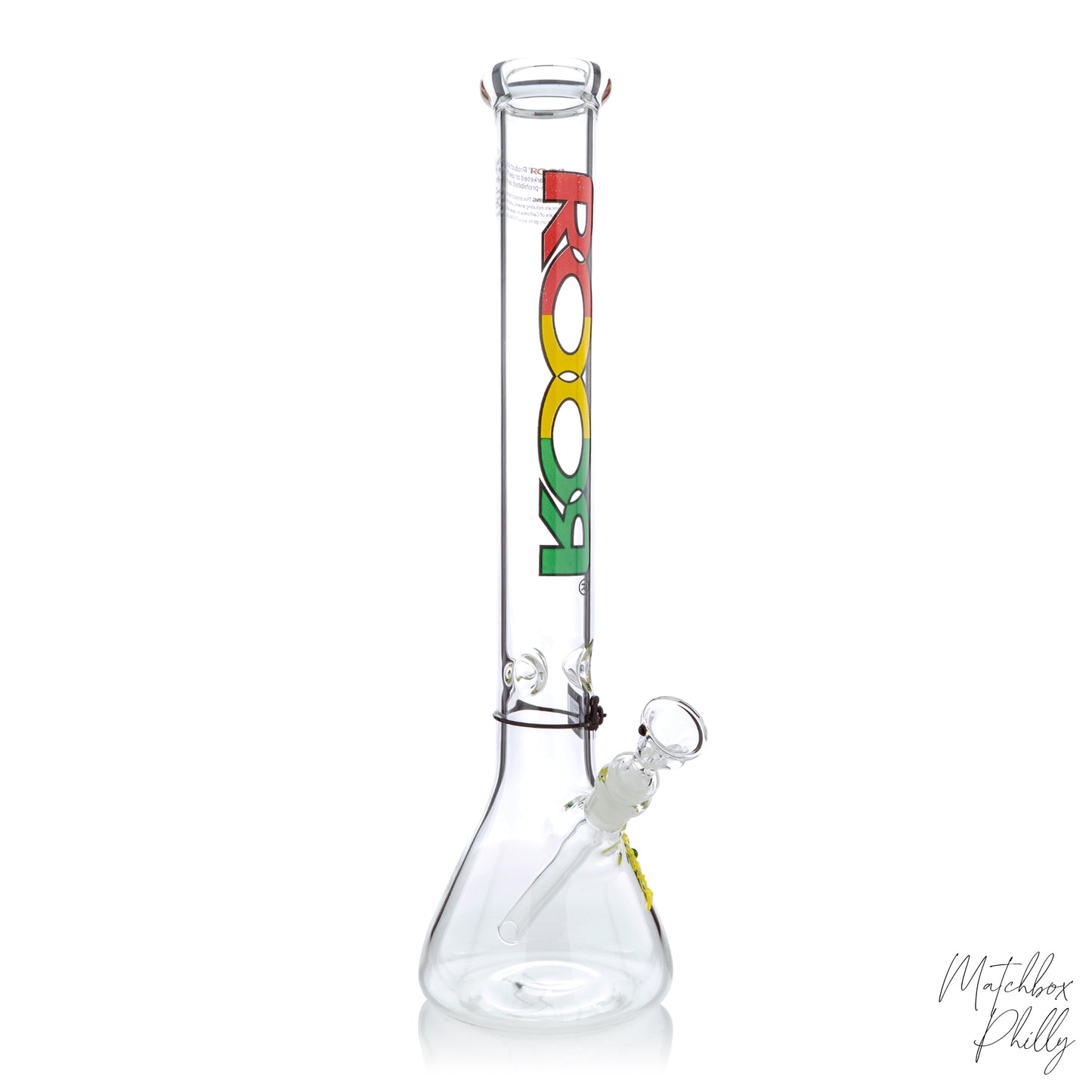 18" Rasta Label Beaker