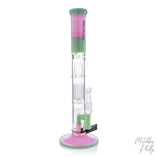 ROOR Tech - 18" Pink & Green Straight Tube