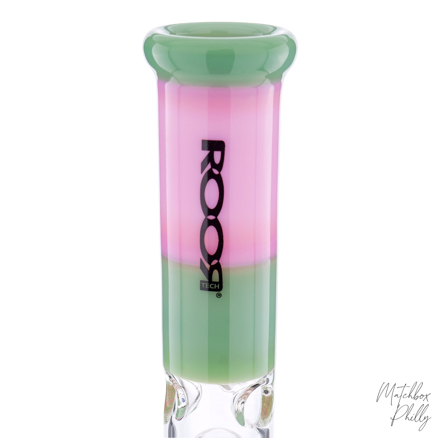 ROOR Tech - 18" Pink & Green Straight Tube