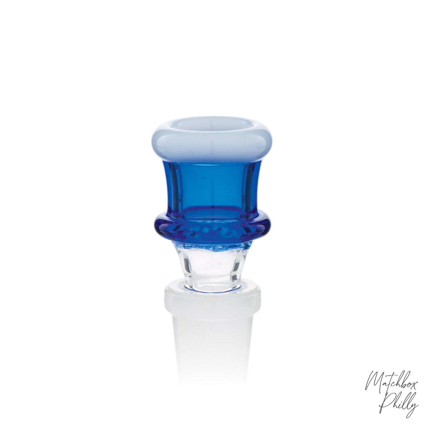 Screened Slide w/ Lip (14mm) | Blue & White