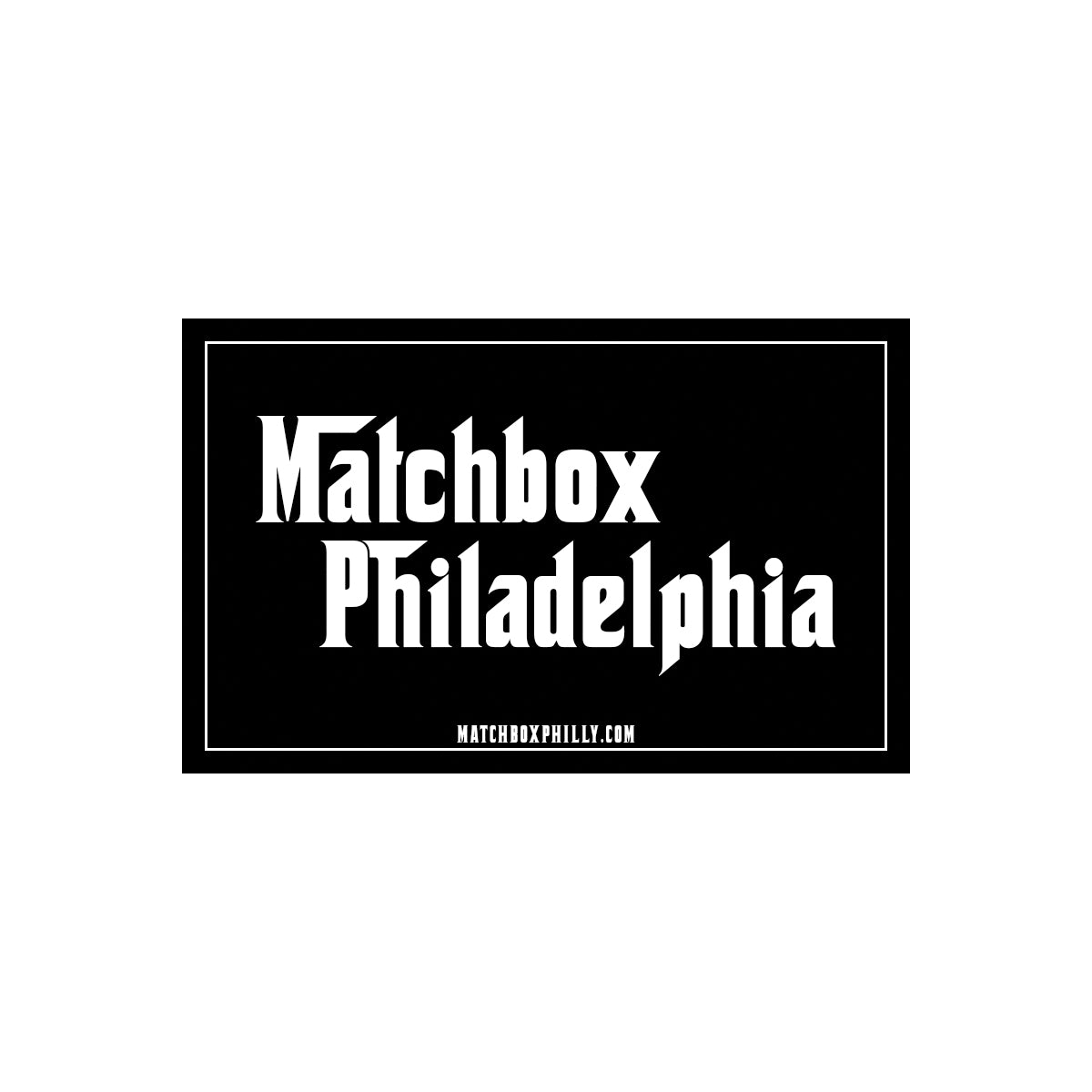 Matchbox Sticker | The Don