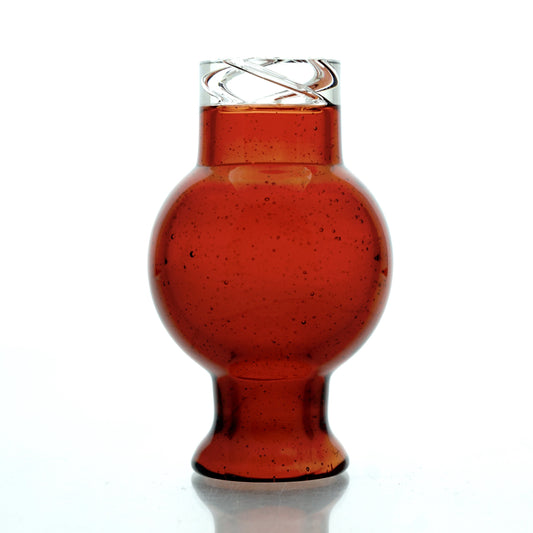 Terroir Glass x Steve Bates - Bubble Spinner Cap Red Elvis